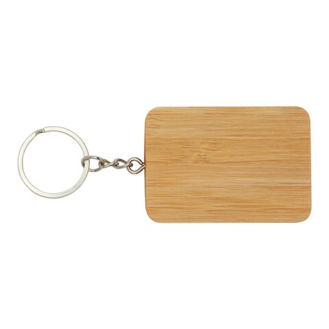 Reel 6-in-1 retractable bamboo key ring charging cable Standard | Natural | No Branding | not available | not available
