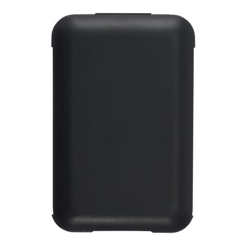 Savvy recycled plastic modular charging cable with phone holder Standard | Solid black | No Branding | not available | not available