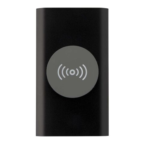 Juice 4000 mAh Type-C recycled aluminium wireless power bank Solid black | not available