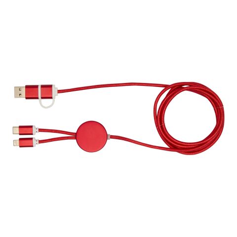 Alasia 5-in-1 recycled aluminium and plastic 150 cm data sync and 27W fast charge cable Standard | Red | not available | No Branding | not available | not available
