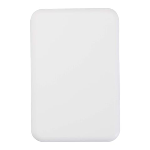 Acrab 5000 mAh 15W magnetic wireless power bank with 20W PD - made from recycled plastic Standard | White | No Branding | not available | not available