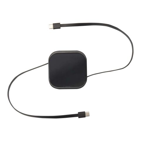 Gloas 5-in-1 recycled retractable data sync and 100W fast charge cable with smartphone tool kit Standard | Solid black | not available | No Branding | not available | not available