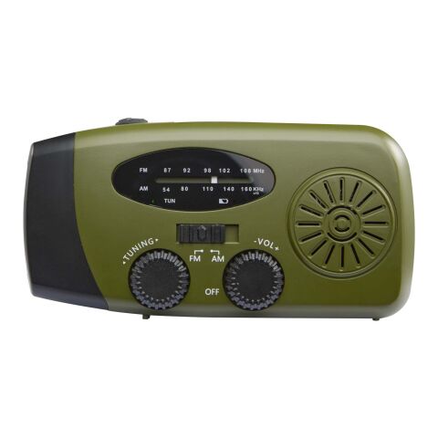Avior RCS recycled plastic emergency radio Standard | Army green | No Branding | not available | not available