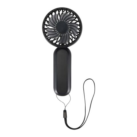 Aervia recycled plastic portable fan Solid black