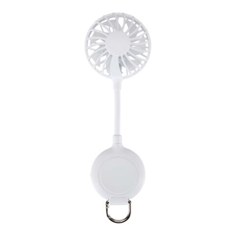 Ventio recycled plastic magnetic portable fan Standard | White | No Branding | not available | not available