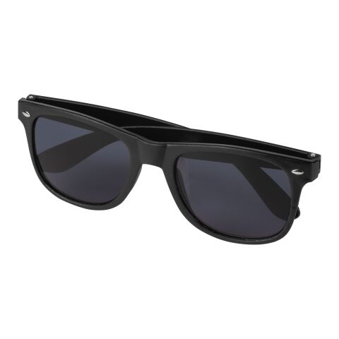 Sun Ray recycled plastic sunglasses Standard | Solid black | not available | No Branding | not available | not available