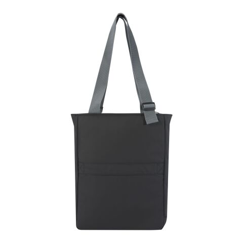 Aqua 14&quot; GRS recycled water resistant laptop tote bag 14L Standard | Solid black | No Branding | not available | not available | not available