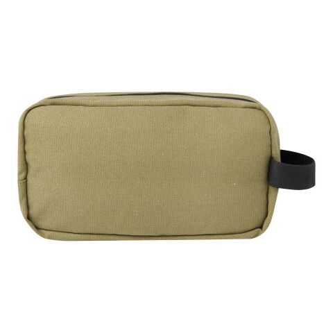 Joey GRS recycled canvas toiletry bag 3.5L Standard | Olive | No Branding | not available | not available | not available