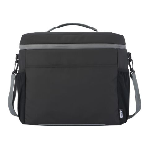 Aqua 20-can GRS recycled water resistant cooler bag 22L Standard | Solid black | No Branding | not available | not available | not available