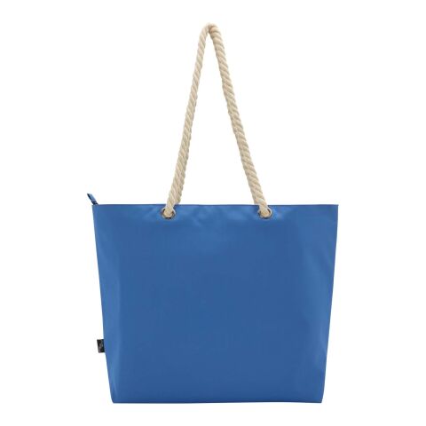 Panama GRS recycled beach cooler tote bag with cord handles Standard | Royal blue | not available | No Branding | not available | not available