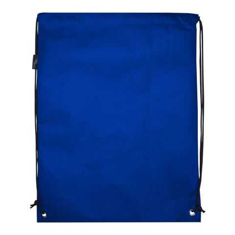 Evergreen GRS recycled non-woven drawstring bag 5L Standard | Royal blue | No Branding | not available | not available | not available