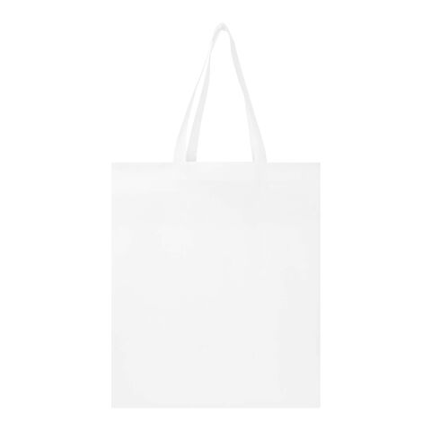 EcoSeal GRS recycled nonwoven gusset tote bag 12L Standard | White | No Branding | not available | not available | not available