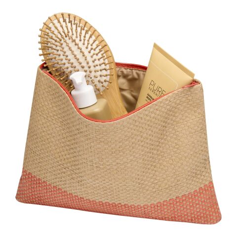 Rhythm straw paper zipped pouch 3L Brick