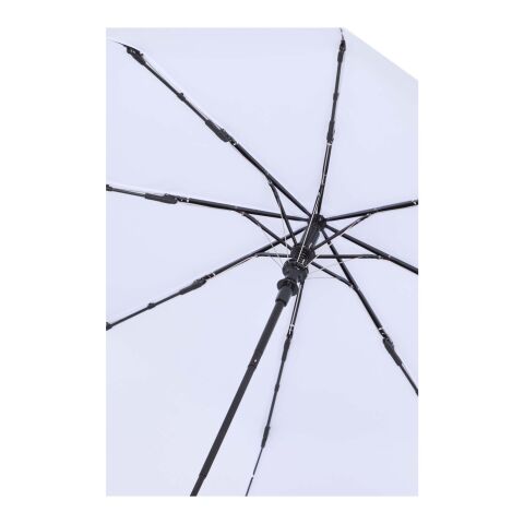 Agnes 21" foldable auto open RPET umbrella White