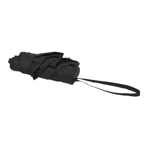 Jill 19" foldable compact 5-section RPET umbrella Black