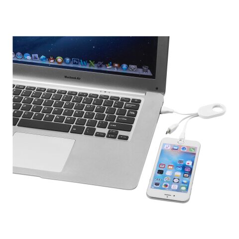 Troop 3-in-1 charging cable Standard | White | No Branding | not available | not available | not available