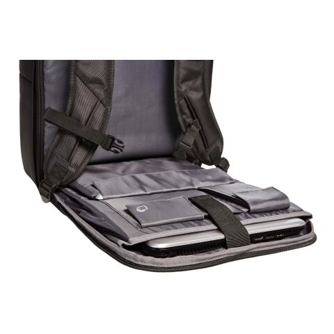 Halfar business notebook backpack GIANT black | Without Branding