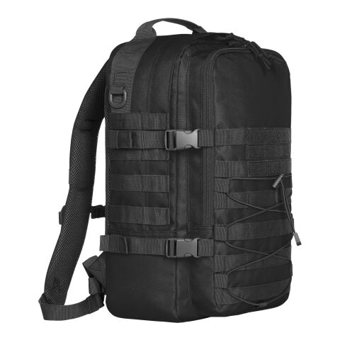 Halfar notebook backpack MOLLE black | Without Branding
