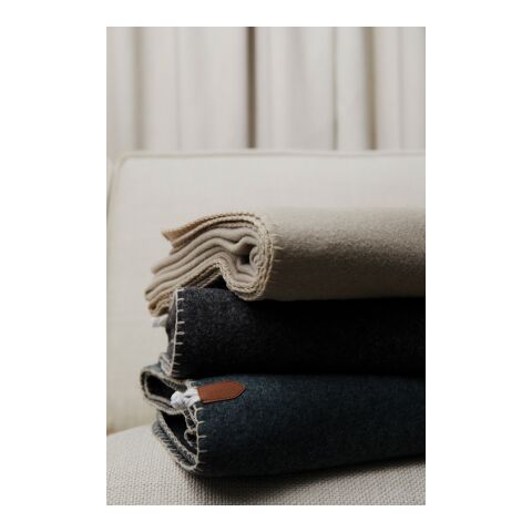 VINGA Bilton recycled blanket grey