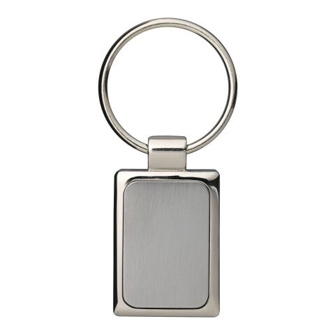 Sergio rectangular metal keychain Standard | Silver | Not applicable | No Branding | not available | not available | not available