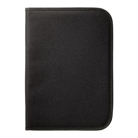 Berkely A4 zippered portfolio Standard | Solid black | Not applicable | No Branding | not available | not available | not available