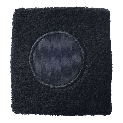 Hyper performance wristband Priority | Solid black | 1-color Screen Print | front | Ø 25 mm | not available