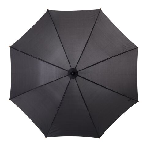 Jova 23" umbrella with wooden shaft &amp; handle Standard | Solid black | not available | No Branding | not available | not available | not available