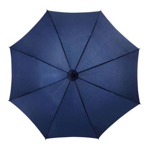 Kyle 23&quot; auto open umbrella wooden shaft and handle Standard | Navy | No Branding | not available | not available | not available