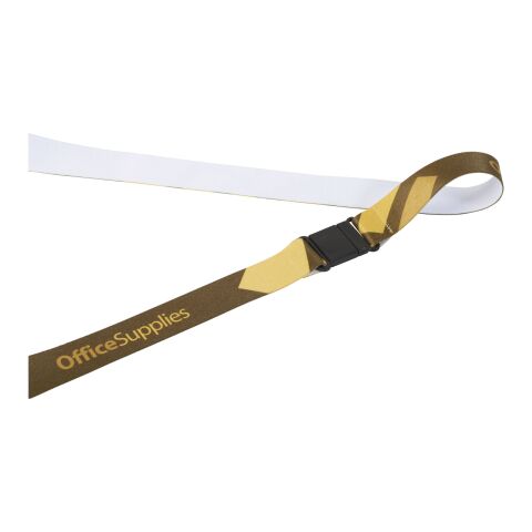 Addie sublimation lanyard - double side Solid black-White | 15mm | No Branding | not available | not available