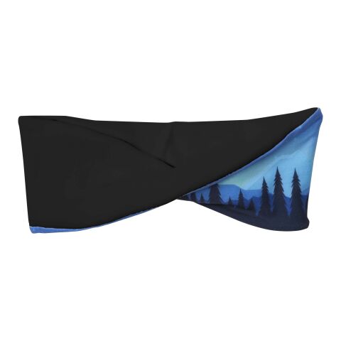 Emma sublimation RPET headband with fleece Solid black | not available | No Branding | not available | not available