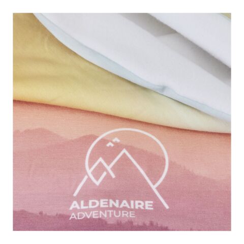 Zoya RPET sublimation multi-scarf with hems and fleece layer White | No Branding | not available | not available