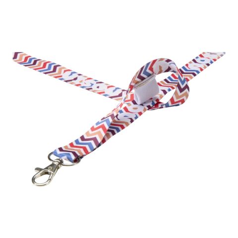 Neve sublimation lanyard with loop White | 20mm | No Branding | not available | not available