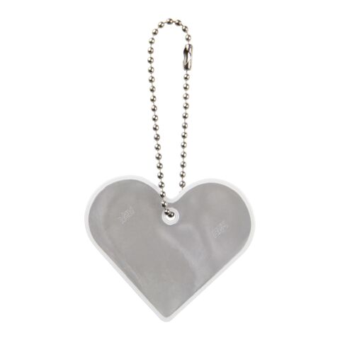 RFX™ H-16 heart reflective PVC hanger White | No Branding | not available | not available