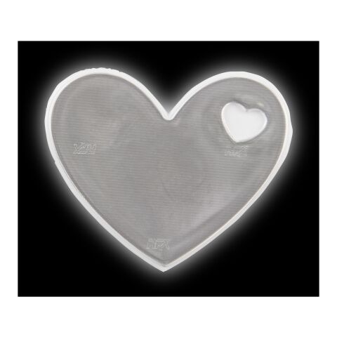 Reflective sticker heart White | No Branding | not available | not available