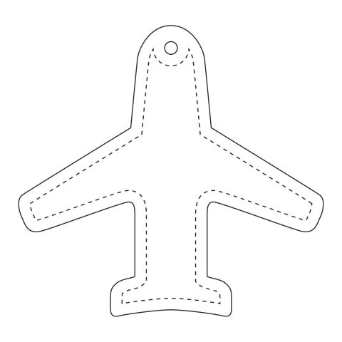 RFX™ plane reflective PVC hanger White | No Branding | not available | not available
