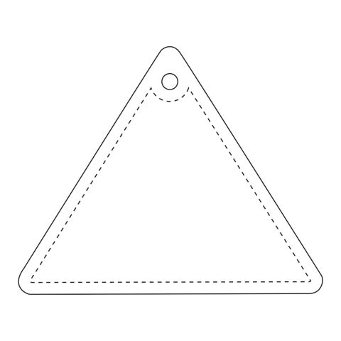 RFX™ triangle reflective TPU hanger Neon yellow | Not applicable | No Branding | not available | not available