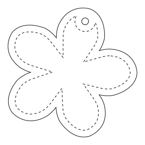 RFX™ flower reflective PVC hanger White | Not applicable | No Branding | not available | not available