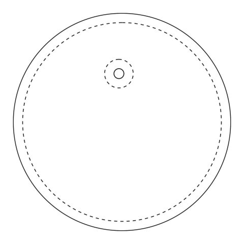 RFX™ H-16 round lightweight reflective PVC hanger white | No Branding | not available | not available