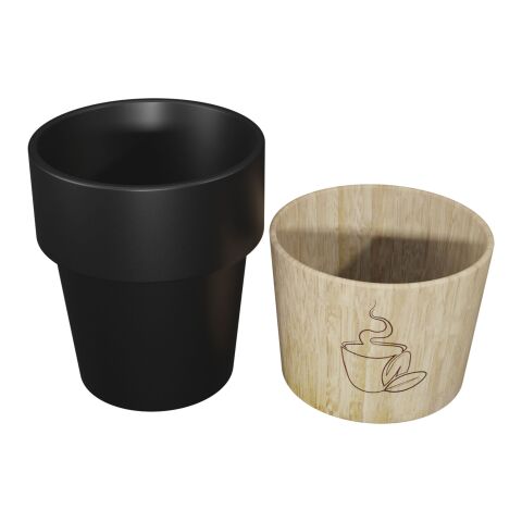 SCX.design D06 4-piece magnetic ceramic coffee mug set Solid black | No Branding | not available | not available