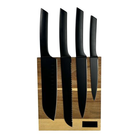 SCX.design K04 kitchen knives and cutting board set Brown | No Branding | not available | not available