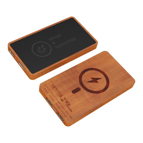 SCX.design P39 5000 mAh 5W magnetic wireless power bank Wood | No Branding | not available | not available