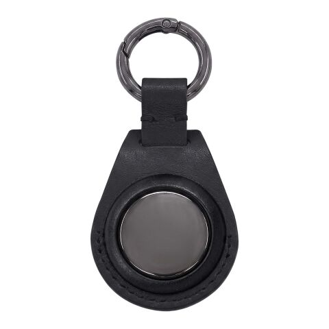 SCX.design A12 round smart tag with keychain Solid black