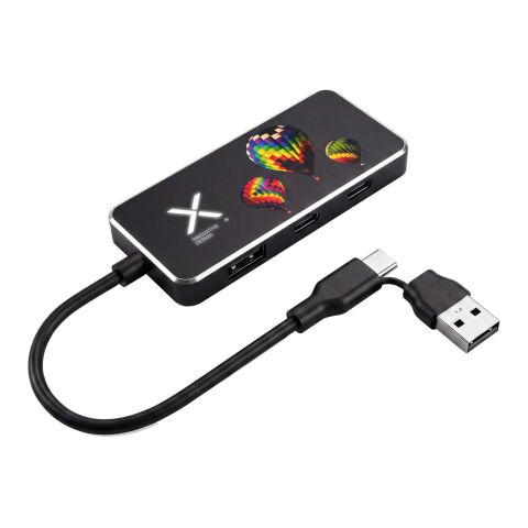 SCX.design H22 7-in-1 USB hub Black