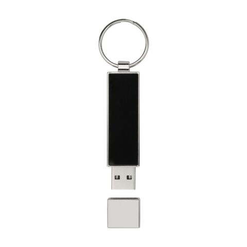 Rectangular light-up USB White-Solid black-Silver | No Branding | not available | not available | 1 GB
