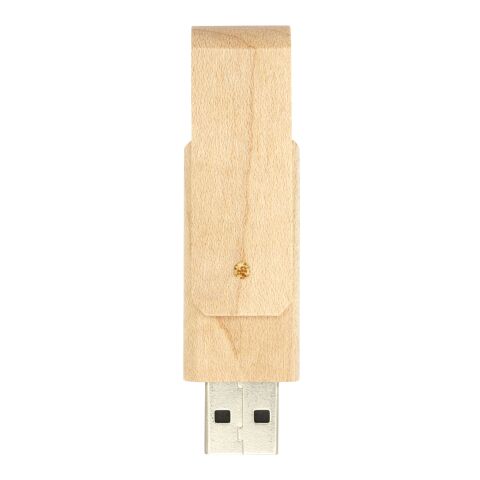 Rotate wooden USB Light brown | No Branding | not available | not available | 1 GB