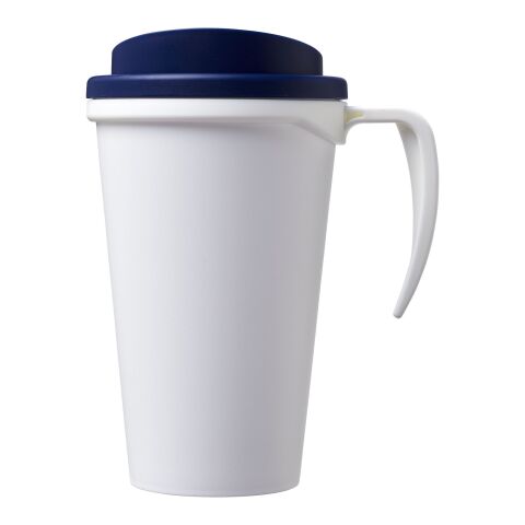 Americano® Grande 350 ml insulated mug White-Blue | No Branding | not available | not available