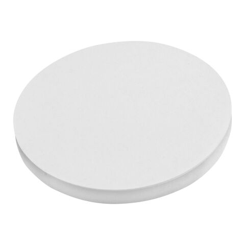 Sticky-Mate® circle-shaped recycled sticky notes White | No Branding | not available | not available