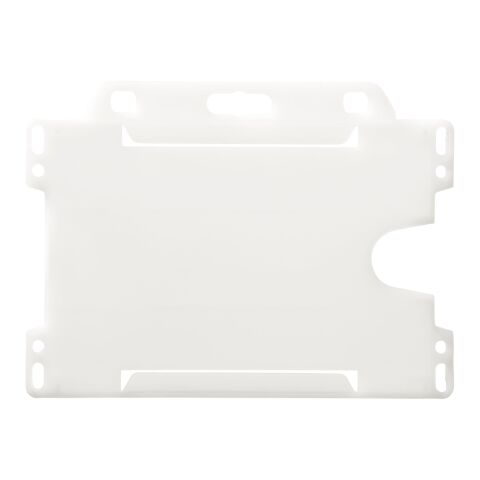 Vega recycled plastic card holder Frosted white | No Branding | not available | not available