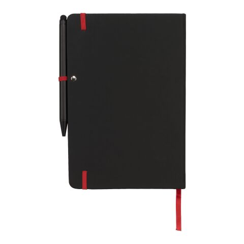 Noir Edge medium notebook Solid black-Red | No Branding | not available | not available