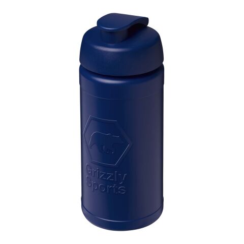 Baseline Rise 500 ml sport bottle with flip lid Blue-Blue | No Branding | not available | not available